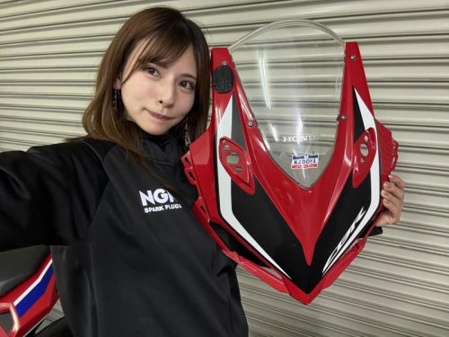 CBR250RRとお別れ｜手放す前に外していた保安部品を装着していきます【葉月美優のバイクライフレポート】