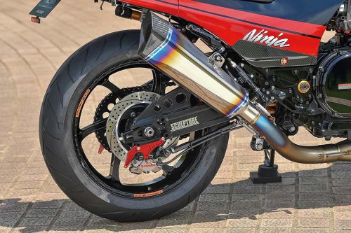 ACサンクチュアリー GPZ900R（カワサキ GPZ900R）製作から7年･1万3000km走行し良好な状態を保つ【Heritage&amp;Legends】