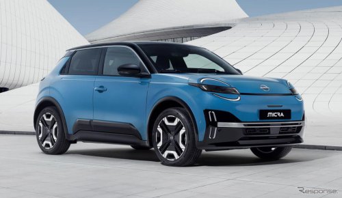 日産『マイクラ』新型、“SUV風デザイン”の小型EVになって登場