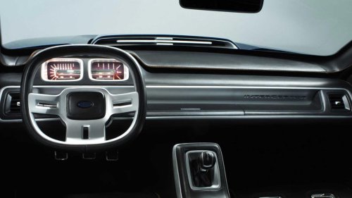 The four-door Ford V8 interceptor never made it to production