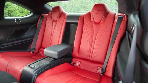 The Lexus RC F V8 coupe costs $20K less than a brand-new Supra