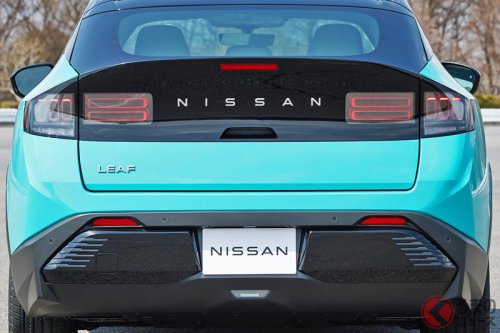 日産が新型「リーフ」を世界初公開！ 8年ぶり全面刷新！ 3代目は「“流麗”クーペSUV」フォルムに 25年秋よりグローバルで発売へ