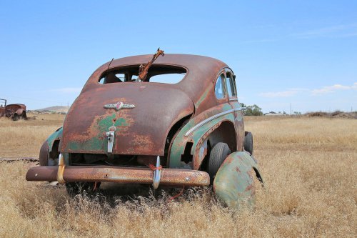 Las joyas de la chatarra de Jim's Vintage Automotive, Idaho