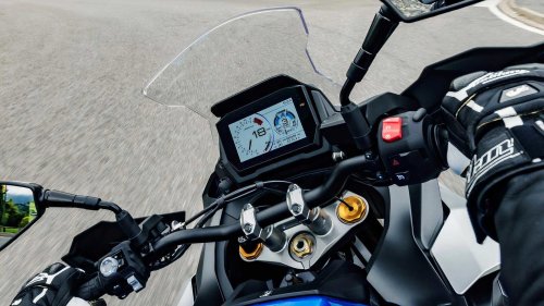 Suzuki, The Suzuki that delivers premium ride quality for thousands less than Ducati