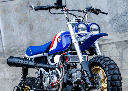 その名もモンキーバハ125！ タイを代表するカスタムパーツメーカー・K-SPEEDが作り上げたモンキー125ベースのBAJAスタイル