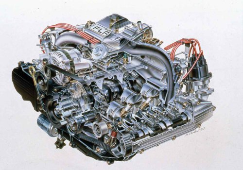 2.7L水平対向搭載！アルシオーネVXの心臓部を探る【GT memories14 アルシオーネ／アルシオーネSVXダイジェスト（4）】