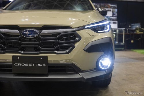 新型フォレスター半端ないって！ 純正用品で大変身、日本初披露“サンドカラー”のクロストレックが登場…東京アウトドアショー2025
