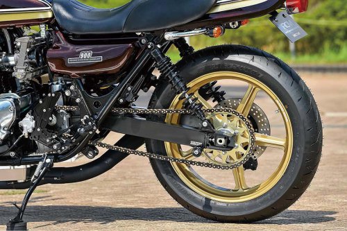 ACサンクチュアリー Z1（カワサキ Z1）18インチコンプリート車両に加わる効果的な熱対策【Heritage&amp;Legends】