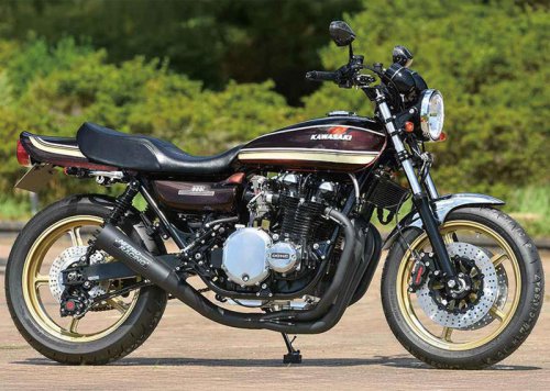 ACサンクチュアリー Z1（カワサキ Z1）18インチコンプリート車両に加わる効果的な熱対策【Heritage&Legends】