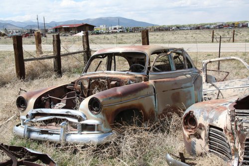Junkyard Gems of Ernest Auto Wrecking, La Jara, Colorado