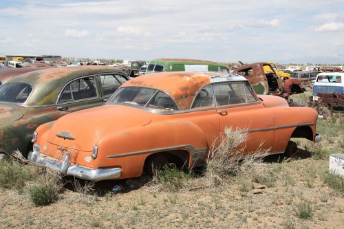 Junkyard Gems of Ernest Auto Wrecking, La Jara, Colorado