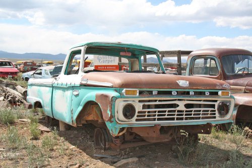 Junkyard Gems of Ernest Auto Wrecking, La Jara, Colorado