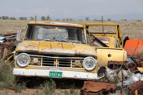Junkyard Gems of Ernest Auto Wrecking, La Jara, Colorado