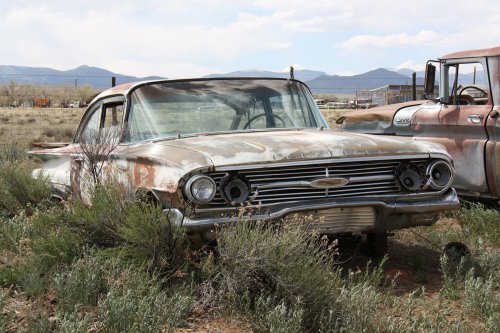 Junkyard Gems of Ernest Auto Wrecking, La Jara, Colorado