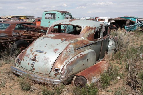 Junkyard Gems of Ernest Auto Wrecking, La Jara, Colorado