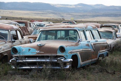Junkyard Gems of Ernest Auto Wrecking, La Jara, Colorado