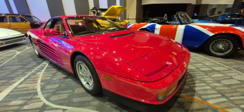 Hundreds of classic cars on display at Las Vegas hotel