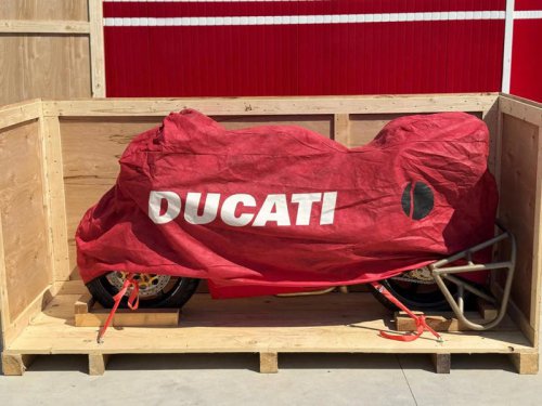 Brand New 26-Year-Old Ducati 996 SPS For Sale in Original Packing Crate