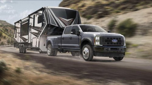 Can the Ford F-450 Super Duty fit in Europe's narrow streets and strict rules?