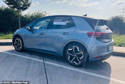 How much battery range has this electric VW lost after 107,000 miles in four years?