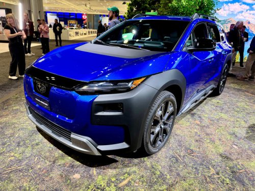 Subaru, Land Rover, Rover, Subaru aims at Land Rover buyers with three of seven new EVs