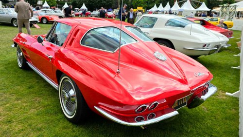The 1963 Chevrolet Corvette split window looked iconic but created real visibility issues