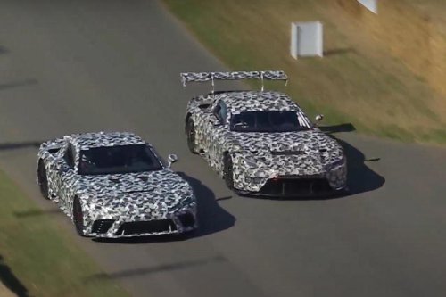 GR GT3がサプライズ出走！ トヨタのスーパースポーツが英国モータースポーツイベントに登場