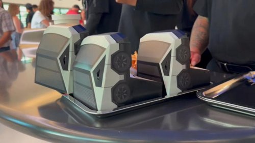 Fans wait for hours to visit Tesla diner and drive-in movie theater in Hollywood on opening day