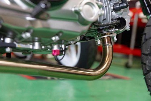 ヨシムラが空冷125cc単気筒という制限のなかで目指したのは『楽しいマフラー』