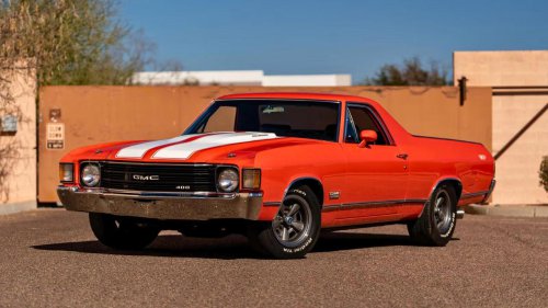 Retro pickups with muscle car parts