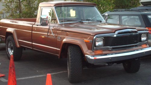 Retro pickups with muscle car parts