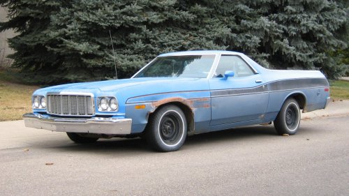 Retro pickups with muscle car parts