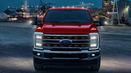 Can the Ford F-450 Super Duty fit in Europe's narrow streets and strict rules?