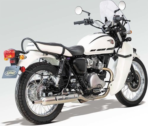 創業67年の老舗キジマが魅せるからよりリアル?! 旧くて新しい！ 昭和感漂うホンダ「GB350」・カワサキ「W230」のカスタム例を見る