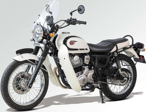創業67年の老舗キジマが魅せるからよりリアル?! 旧くて新しい！ 昭和感漂うホンダ「GB350」・カワサキ「W230」のカスタム例を見る