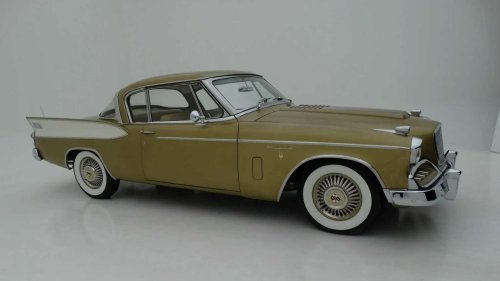 This rare supercharged V8 American coupe was styled to look like a jet fighter