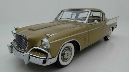 This rare supercharged V8 American coupe was styled to look like a jet fighter