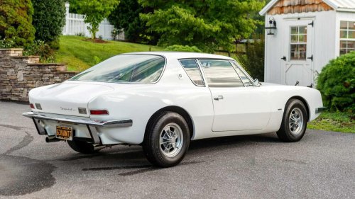 This rare supercharged V8 American coupe was styled to look like a jet fighter