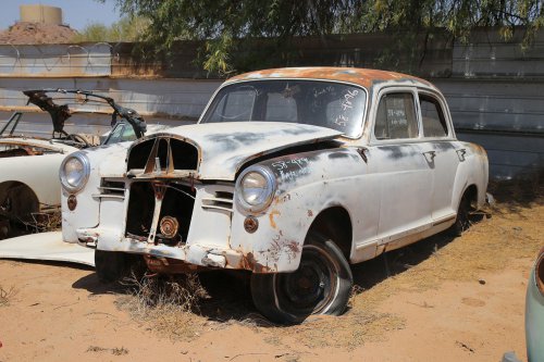 The most interesting European cars we’ve ever spotted in American junkyards