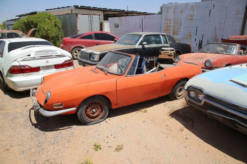 The most interesting European cars we’ve ever spotted in American junkyards