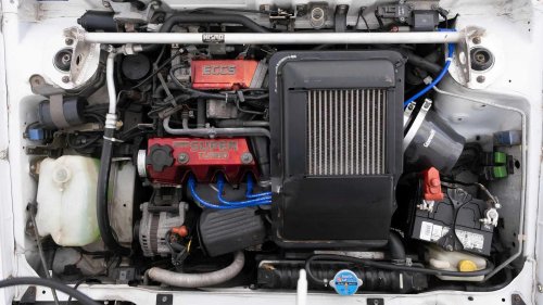 The first car to make 100 horsepower per liter
