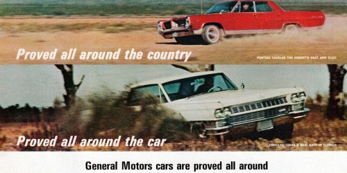 GM Tortures the 1964 Cars at Test Tracks All Around the Country