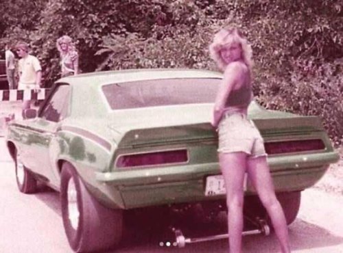 Muscle Cars, More 1970s Pics Of People Chilling With Muscle Cars