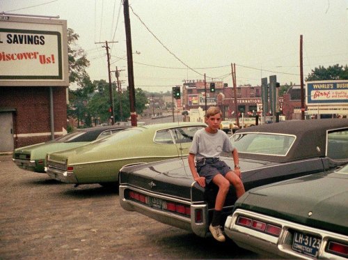 Muscle Cars, More 1970s Pics Of People Chilling With Muscle Cars