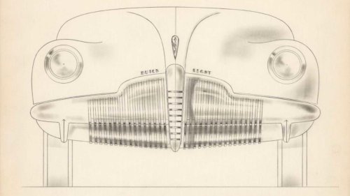 Collection Of GM Design Sketches From 1940 Discovered In A Barn