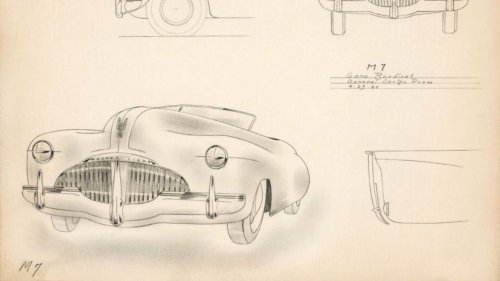 Collection Of GM Design Sketches From 1940 Discovered In A Barn