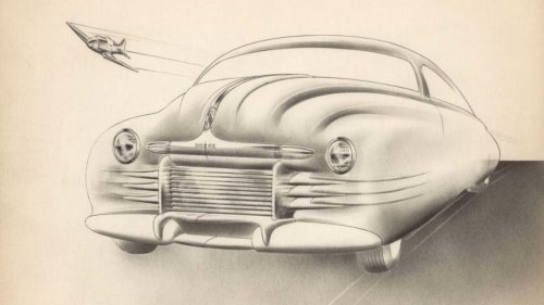 GM, Collection Of GM Design Sketches From 1940 Discovered In A Barn