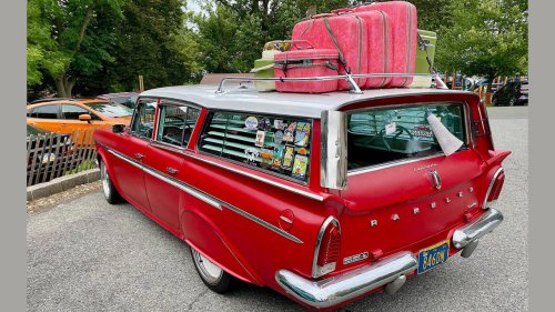 Why did station wagons often come with roof racks?