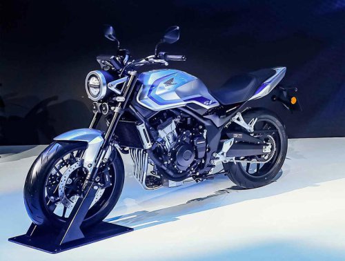 【世界初公開！】ホンダ「CB500 Super Four」「CBR500R FOUR」登場！ 倒立フォークにモノショック採用、国内向け400にも期待!!