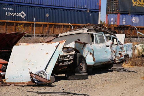 Junkyard Gems of Turner’s Auto Wrecking in Fresno, California